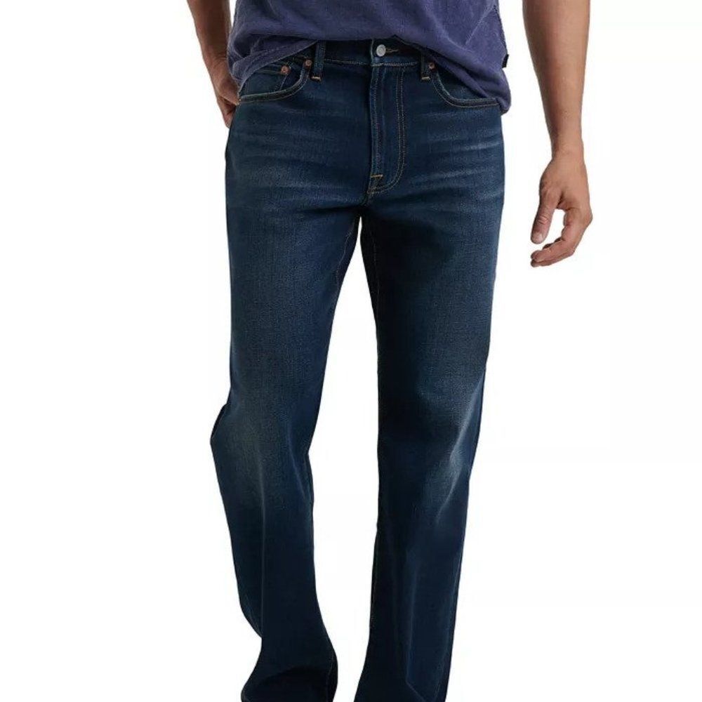 Lucky Brand Men's 181 Relaxed-Straight Fit COOLMAX Stretch Jeans